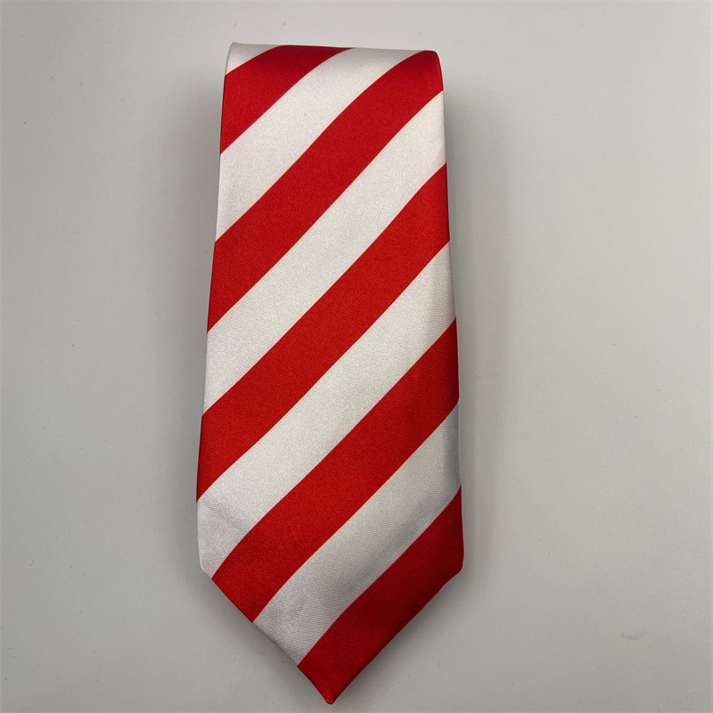 Új amerikai zászlós nyakkendő fonalfestékkel festett unisex divat butik virágmintás nyakkendő éjszakai klub szórakozás szabadidő