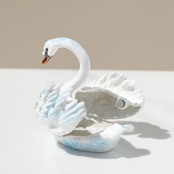 Μικρός Κύκνος Κουτί Πρότασης Γάμου Κουτί Δαχτυλιδιών Ζευγαριού Κουτί Δαχτυλιδιών Βέρα Κουτί Κοσμημάτων Κουτί Αποθήκευσης Κουτί Δώρου Vintage Κοσμήματα Στολίδια