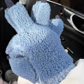 Εργοστασιακά κατασκευασμένα χαριτωμένα βελούδινα ζεστά γάντια ελέγχου Furui, γάντια για δάχτυλα που καλύπτουν όλες τις ανάγκες για να σχηματίσουν μια δισδιάστατη στολή-θηρίο