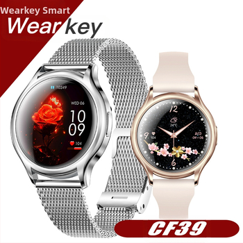 Új CF39 okosóra női Bluetooth hívásra, masszív tárcsázásra, több közlekedési módra, alvás-egészségügyi monitorozásra