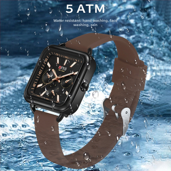 Ρολόι Ανδρών Εισαγόμενου Quartz Ρολόι 2024 Νέο Φωτεινό Αδιάβροχο Μόδας Ζωντανές Εκρήξεις Τετράγωνο Εξαιρετικά Λεπτό Μόδας