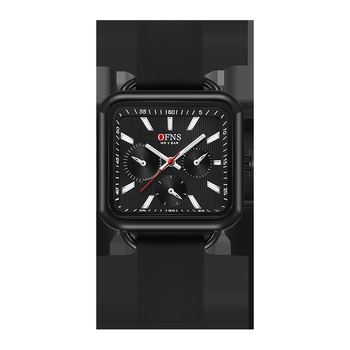 Ρολόι Ανδρών Εισαγόμενου Quartz Ρολόι 2024 Νέο Φωτεινό Αδιάβροχο Μόδας Ζωντανές Εκρήξεις Τετράγωνο Εξαιρετικά Λεπτό Μόδας