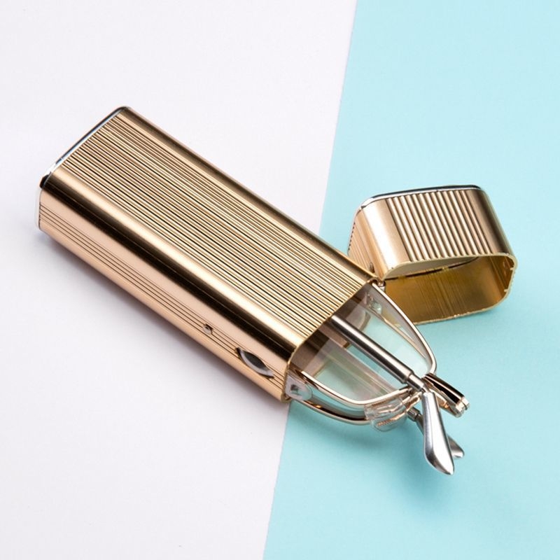 Kiváló minőségű kristályüveg összecsukható olvasószemüvegek középkorú és idős, nagyfelbontású férfi és női divatos, ultra-könnyű, hordozható, ultra-könnyű, régi szemüvegekhez