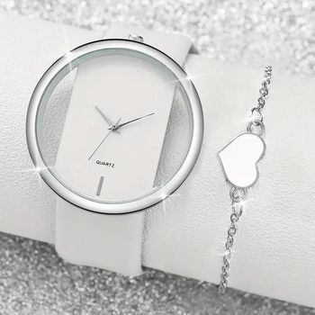 Διασυνοριακές εκρήξεις Νέο ρολόι από δέρμα PU με ψεύτικο τριφασικό ρολόι χαλαζία, ρολόι μόδας για ζευγάρια με διαβάθμιση