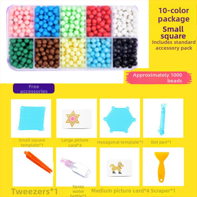 Vandens rūko magiški karoliukai magiški vandens lipnūs karoliukai, tinkantys berniukams ir mergaitėms, kūrybingi rankų darbo „pasidaryk pats“ lavinamieji žaislai