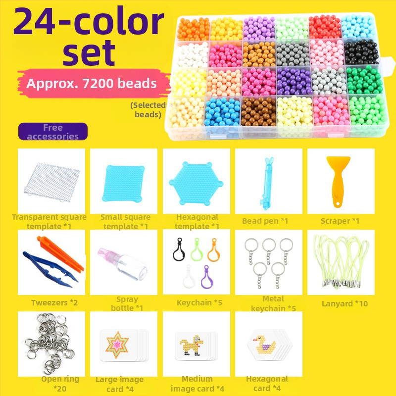 Vandens rūko magiški karoliukai magiški vandens lipnūs karoliukai, tinkantys berniukams ir mergaitėms, kūrybingi rankų darbo „pasidaryk pats“ lavinamieji žaislai