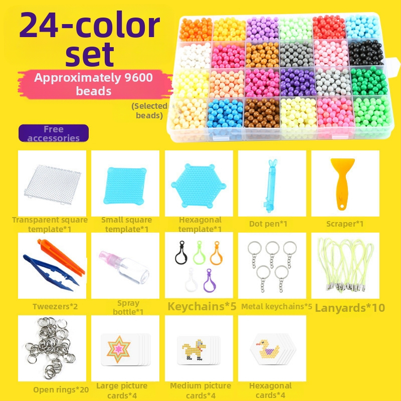 Vandens rūko magiški karoliukai magiški vandens lipnūs karoliukai, tinkantys berniukams ir mergaitėms, kūrybingi rankų darbo „pasidaryk pats“ lavinamieji žaislai