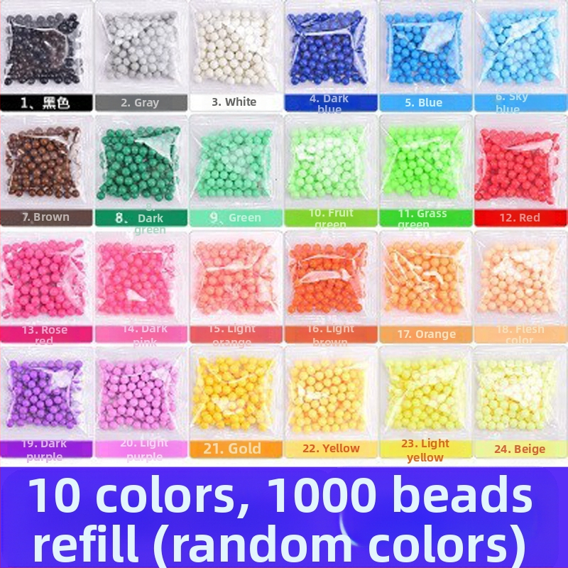 Vandens rūko magiški karoliukai magiški vandens lipnūs karoliukai, tinkantys berniukams ir mergaitėms, kūrybingi rankų darbo „pasidaryk pats“ lavinamieji žaislai