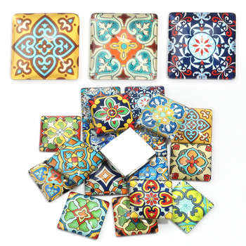 10/τσάντα μοτίβο τετράγωνο γυάλινο interface προσωπικότητα ρετρό γυάλινο interface diy χαλαρές χάντρες αξεσουάρ κοσμημάτων