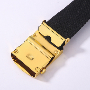 K-stílusú ötvözetből készült automata csattal ellátott nejlon szövet öv, alkalmi páros öv férfiaknak és nőknek, fekete öv, közvetlen gyári eladás