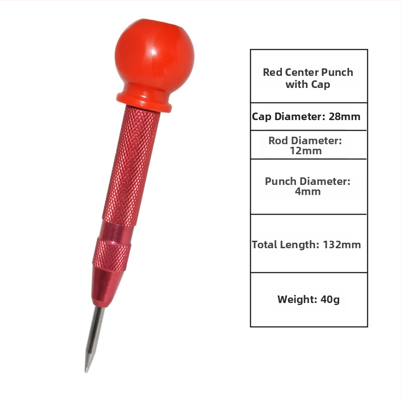 Automatinis centrinio perforatoriaus ieškiklis, didelio kietumo perforatorius, automatinis mėginių perforatorius, 130 mm langų laužtuvo saugos pabėgimo įrankis