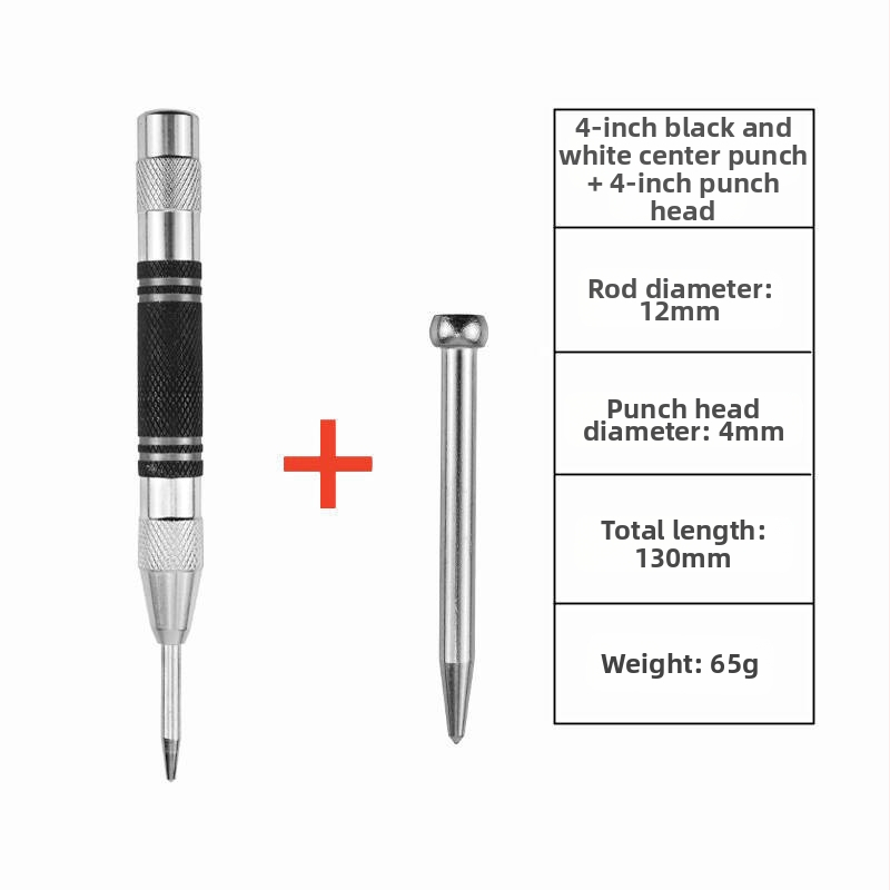 Automatinis centrinio perforatoriaus ieškiklis, didelio kietumo perforatorius, automatinis mėginių perforatorius, 130 mm langų laužtuvo saugos pabėgimo įrankis