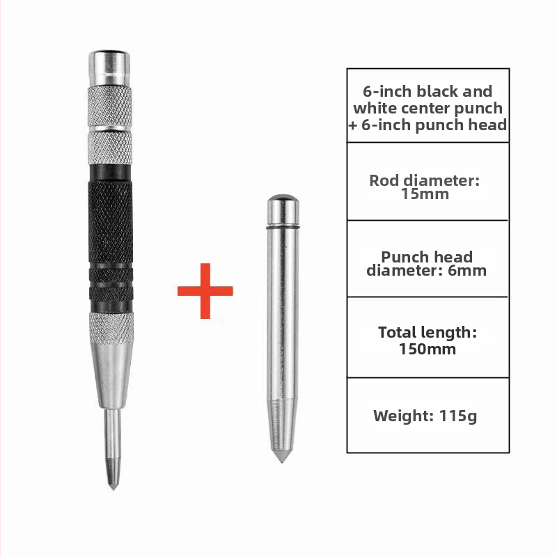 Automatinis centrinio perforatoriaus ieškiklis, didelio kietumo perforatorius, automatinis mėginių perforatorius, 130 mm langų laužtuvo saugos pabėgimo įrankis