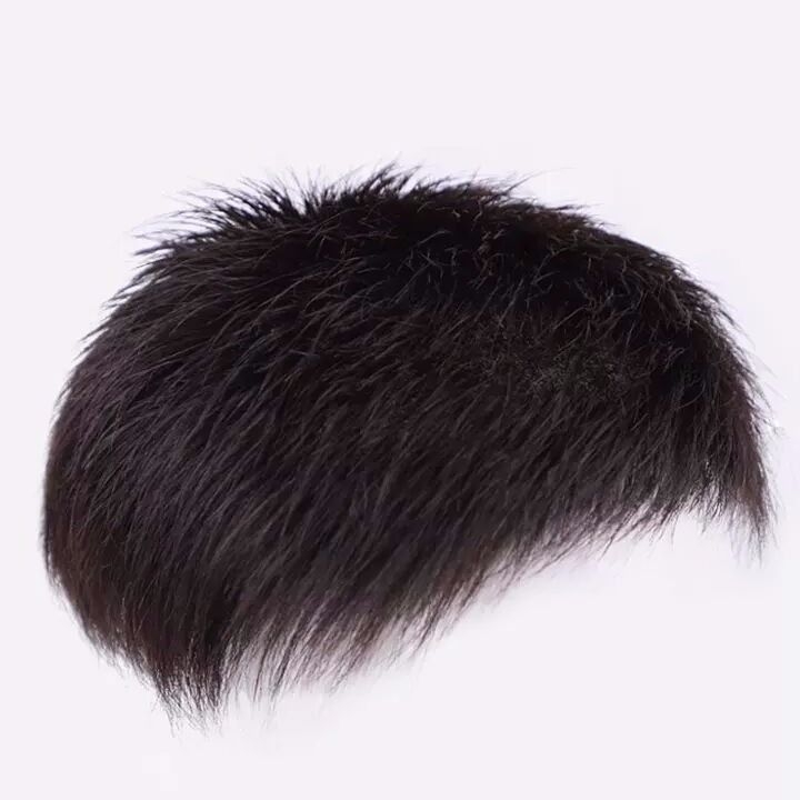 Amazoni lennukipea suur seljaparukas päris inimjuustest, mis katab kiilaspäist keskealistele ja eakatele, hingav ja mugav meeste puhkeplokk