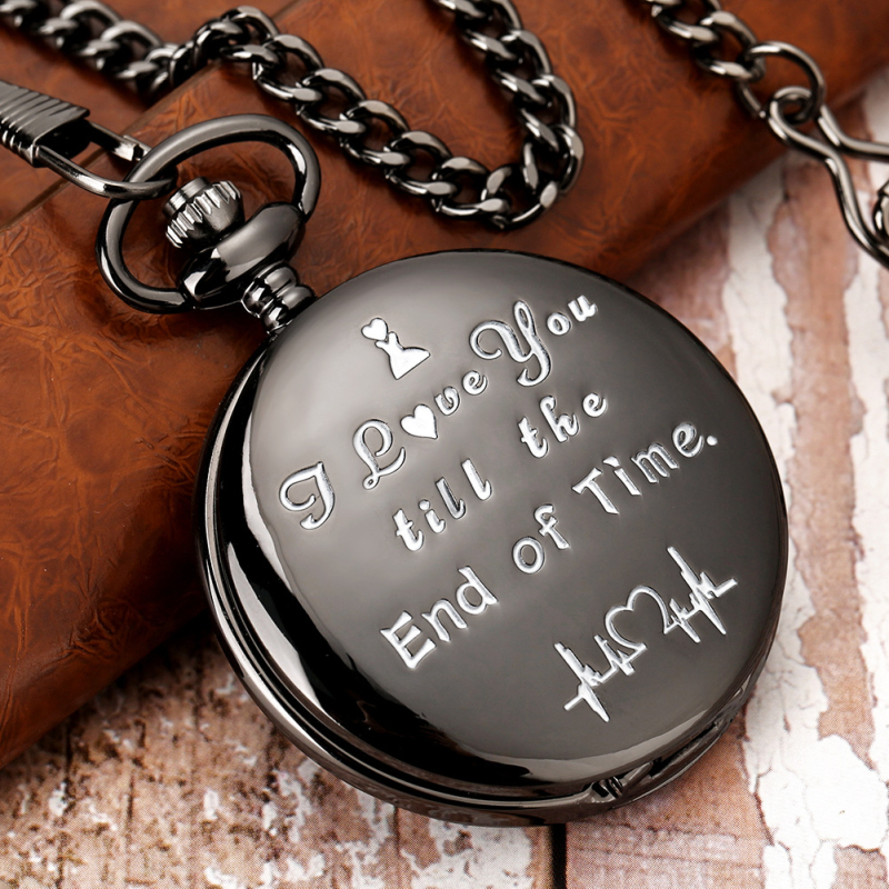 Ārējās tirdzniecības karstā izpārdošana ES TEVI MĪLU modes piemiņas retro kulona kvarca kabatas pulksteņu ražotāji vietas vairumtirdzniecības paaudze