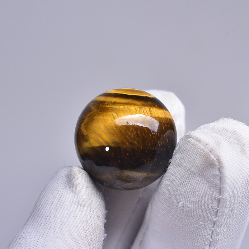 Természetes sárga tigrisszem kő kristálygömb kézilabda fogantyú macskaszem kristálygömb kézműves díszek határokon átnyúló nagykereskedelem
