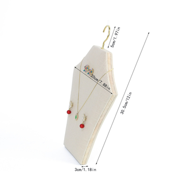 Διασυνοριακά σε απόθεμα Ράφι κοσμημάτων Κρεμάστρα σε σχήμα κρεμάστρας πολλαπλών θέσεων Κολιέ Σκουλαρίκια Βάση προβολής Κοσμηματοπωλείο Στούντιο αξεσουάρ