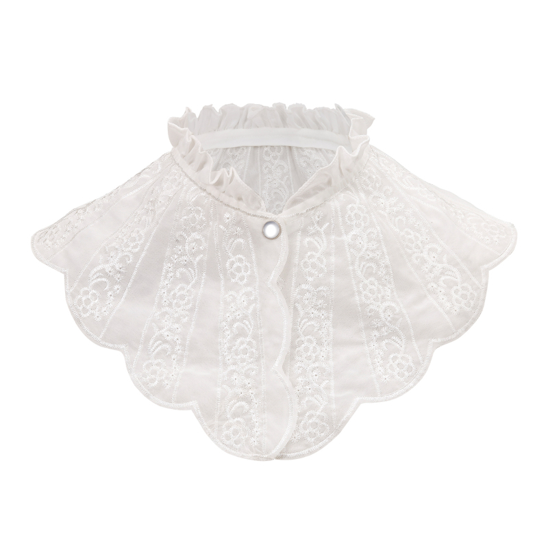 Határokon átnyúló hímzésű gallér, álgallér, gyerek udvari retró díszgallér, európai és amerikai, Amazon, ebay