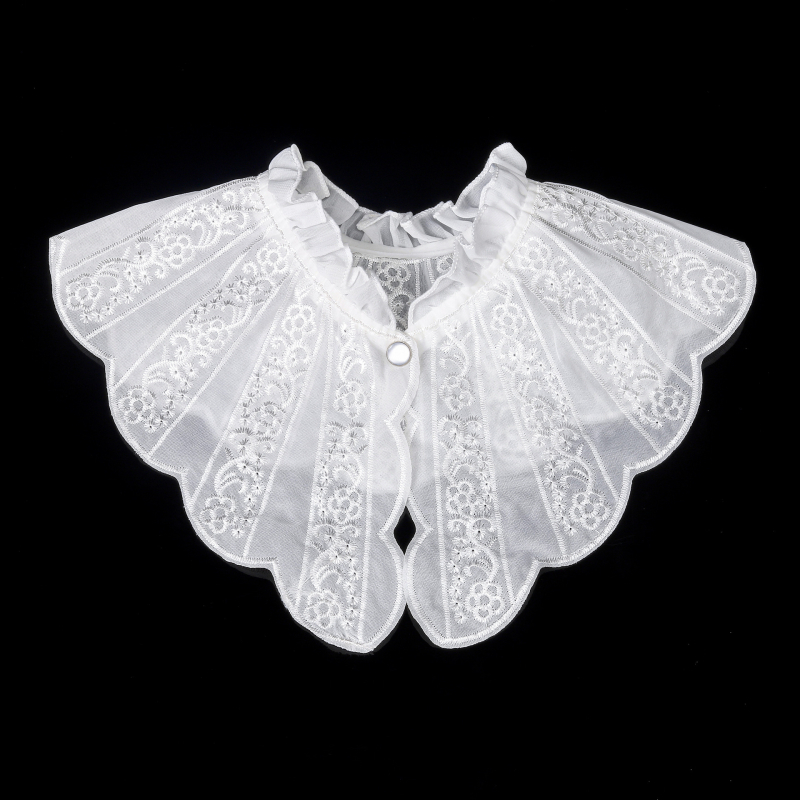 Határokon átnyúló hímzésű gallér, álgallér, gyerek udvari retró díszgallér, európai és amerikai, Amazon, ebay