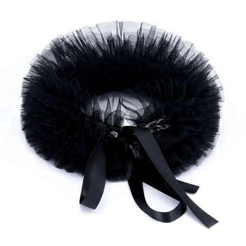 Διασυνοριακό Temu Fluffy Mesh Ψεύτικο Κολάρο Ρετρό Αξεσουάρ Κομψό Κασκόλ Υψηλής Ποιότητας Ομαδικό Κοσμήματα Λαιμού με Παράσταση