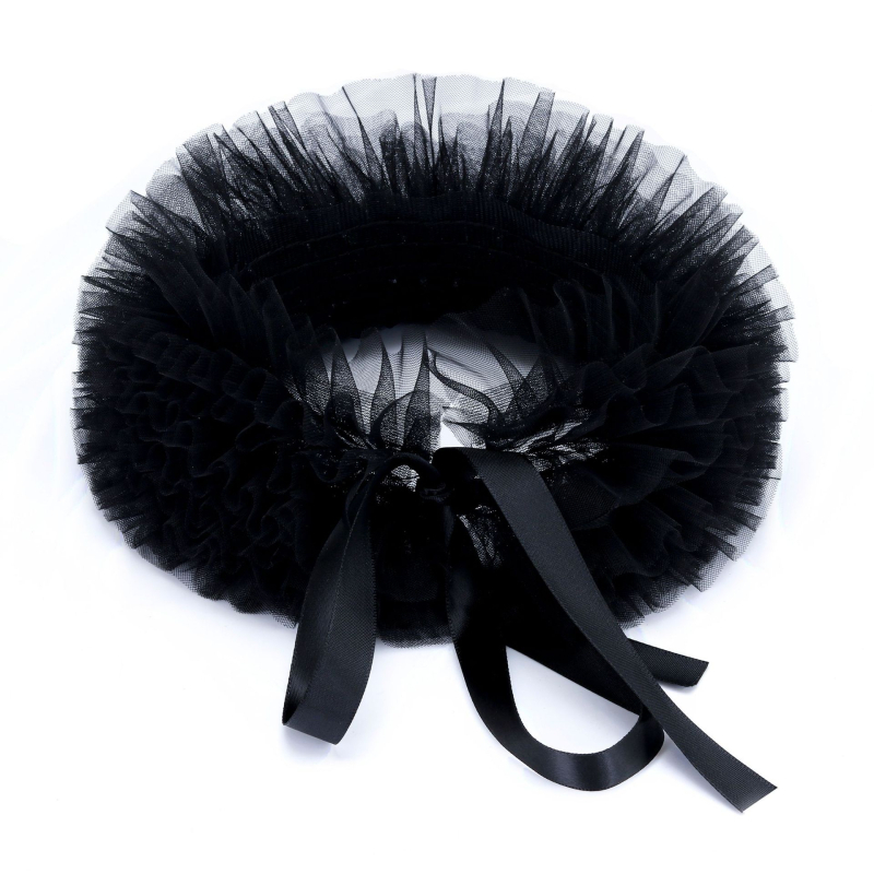 Határokon átnyúló Temu bolyhos hálós hamis nyakörv retró kiegészítők elegáns, csúcskategóriás sál csoportos előadás nyakékszerek kellékek