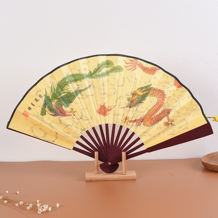 Ανεμιστήρας Προσαρμοσμένος Πτυσσόμενος Ανεμιστήρας Qingming Shanghe Σχήμα Κινέζικου Στυλ Εξαιρετικός Ανεμιστήρας Μεταξωτού Υφάσματος Διαφήμιση Αντίκες Ανεμιστήρας Χονδρική