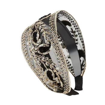 Prekogranična bijela obruč za kosu za žene, slomljena kosa, široki obodi, čipkasta kopča za kosu sa zubima, neklizajuća traka za kosu, veleprodaja