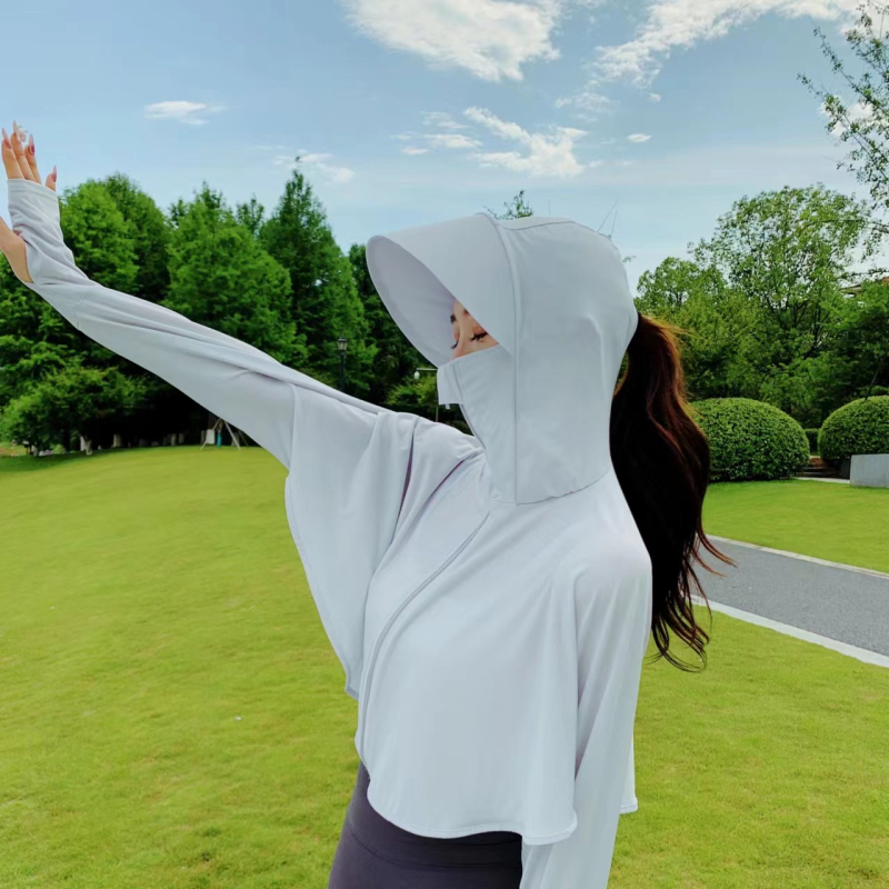 Yuying New Ice Silk päikesekaitseriietus Naiste suvine ultraviolettkiirguse kaitse õhuke mantel lahtised hingavad kvaliteetsed päikesekaitseriided