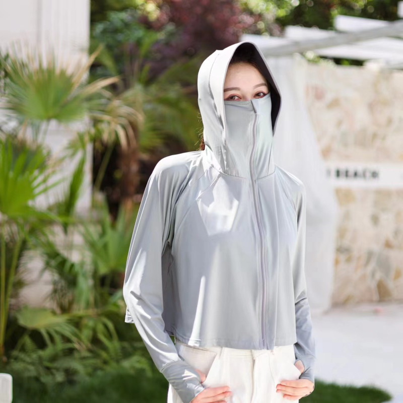 Yuying New Ice Silk päikesekaitseriietus Naiste suvine ultraviolettkiirguse kaitse õhuke mantel lahtised hingavad kvaliteetsed päikesekaitseriided