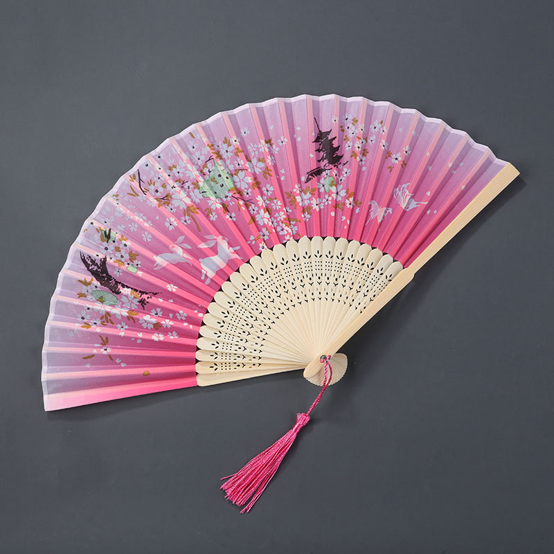 Kínai stílusú táncos legyező női összecsukható legyező ősi japán összecsukható legyező retro összecsukható legyező bambusz legyező női legyező tánc