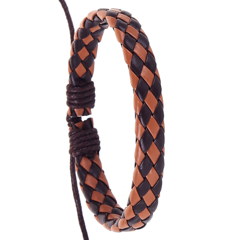 Új Külkereskedelmi Férfi Három Szemű Üzleti Divat Öv Kvarcóra Szövött Karkötő