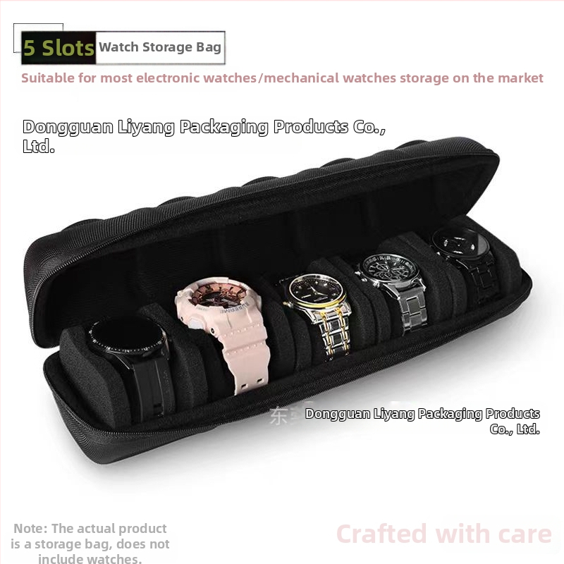 Фабрична наличност, директна кутия за часовник EVA 12345, чанта за съхранение на карти, опаковка за ръчен часовник, удароустойчива, преносима, против падане