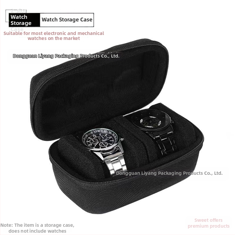 Gamykloje sandėlyje esanti tiesioginė EVA laikrodžių dėžutė 12345 kortelių laikymo krepšys rankinių laikrodžių pakuotė, atspari kritimams, smūgiams, nešiojama