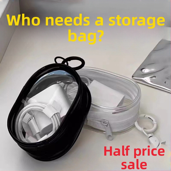 Adatkábel Akasztó Tárolótáska Hordozható tárolótáska Töltő Fülhallgató Tárolódoboz Mobiltelefon Szervező Utazáshoz Szükséges