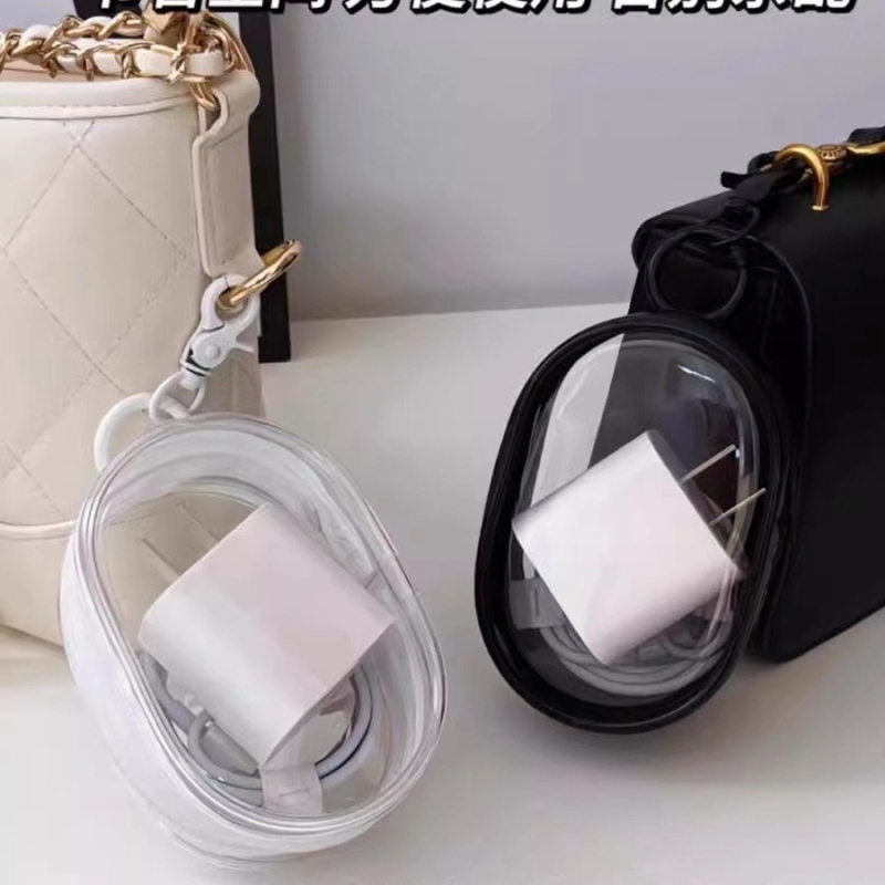 Adatkábel Akasztó Tárolótáska Hordozható tárolótáska Töltő Fülhallgató Tárolódoboz Mobiltelefon Szervező Utazáshoz Szükséges