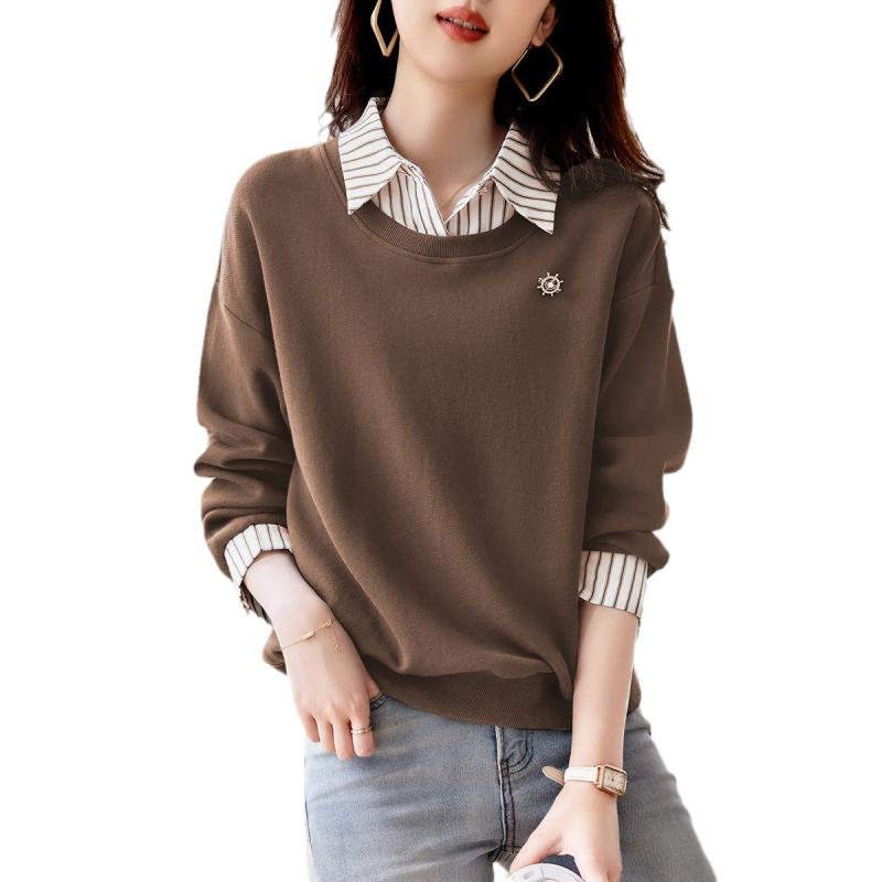 Kényelmes, hétköznapi melegítőnadrág 2024 őszi új divattervezéssel, varrással, csíkos, minden mérkőzésre alkalmas, karcsúsító női melegítőnadrág