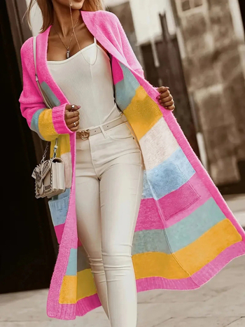 Amazonov najpopularniji novi jesenski i zimski kardigan dugih boja, široki, pleteni, za europske i američke žene za 2025. godinu