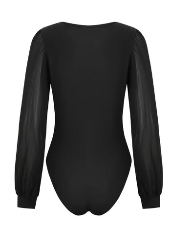 Γυναικεία μονόχρωμη ολόσωμη φόρμα από σιφόν με μανίκια τύπου bubble, σε ευρωπαϊκή και αμερικανική απόχρωση, σε διάφορα χρώματα.