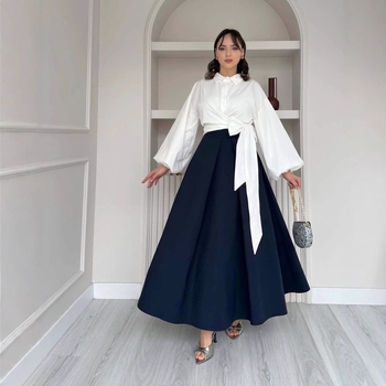 Γυναικεία Ρούχα 2025 Ευρώπη και Αμερική Amazon Διασυνοριακό Εξωτερικό Εμπόριο Ψηλή Μέση Μεγάλη Κούνια Ακανόνιστο Λεπτό Εξωτερικό Επίπεδο Σετ Δύο Τεμαχίων