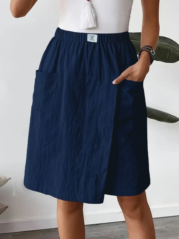 Európai és amerikai határokon átnyúló 2025-ös új Amazon Temuwish alkalmi női zsebes rövidnadrágok és szoknyák