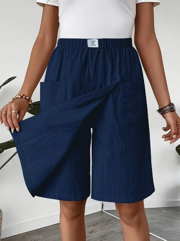 Európai és amerikai határokon átnyúló 2025-ös új Amazon Temuwish alkalmi női zsebes rövidnadrágok és szoknyák