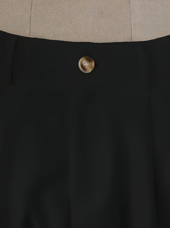 Európai és amerikai öltönynadrágok Női tavaszi és nyári új összeállítás Magas derekú Karcsúsító Laza Kisméretű Alkalmi A-alakú Széles szárú Meleg Nadrágok