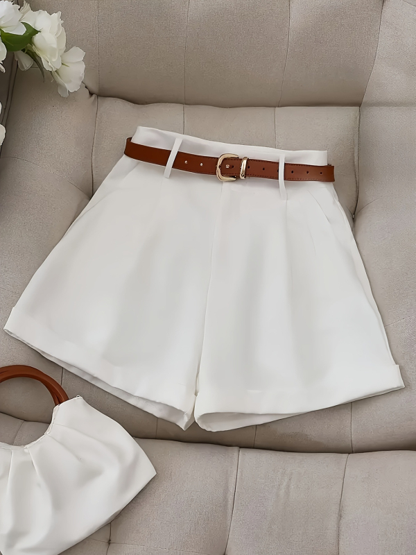 Európai és amerikai öltönynadrágok Női tavaszi és nyári új összeállítás Magas derekú Karcsúsító Laza Kisméretű Alkalmi A-alakú Széles szárú Meleg Nadrágok