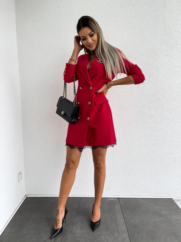 2021-es határokon átnyúló külkereskedelem Amazon új kétsoros csipke kosztümruha hosszú ruha nőknek