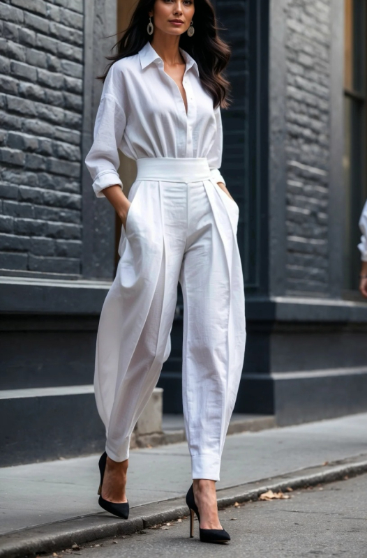 2025 Európa és az Egyesült Államok határokon átnyúló Amazon divatos lezser öltöny hosszú ujjú ing egyenes nadrág ingázó kétrészes női