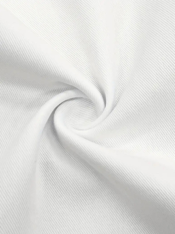 Нови летни дамски бели еластични прави панталони 2025, дишаща еластична материя със странични джобове, удобни за всички сезони