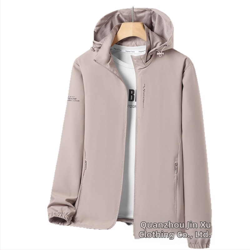 Пролетни и есенни мъжки и дамски якета, тънки ветроустойчиви и водоустойчиви якета за двойки с голям размер, ежедневни якета за планинарство