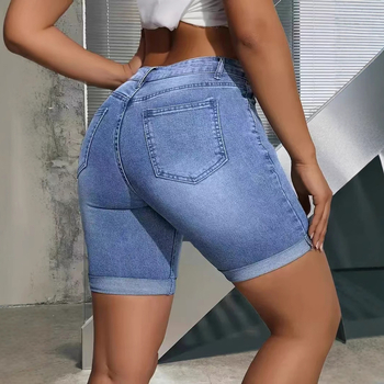 2025-ös új, határokon átnyúló, Amazonon keresztül fogyó európai és amerikai új női lezser, karcsú, sokoldalú farmernadrág