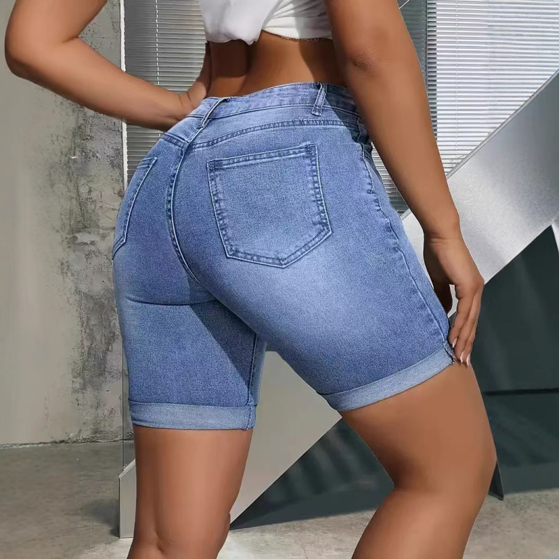 2025-ös új, határokon átnyúló, Amazonon keresztül fogyó európai és amerikai új női lezser, karcsú, sokoldalú farmernadrág