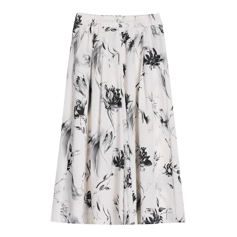 Jég selyem rövidített nadrág szoknya női nyári vékony plus size kis méretű laza sifon hűvös napvédő nadrág hétköznapi bő szárú nadrág